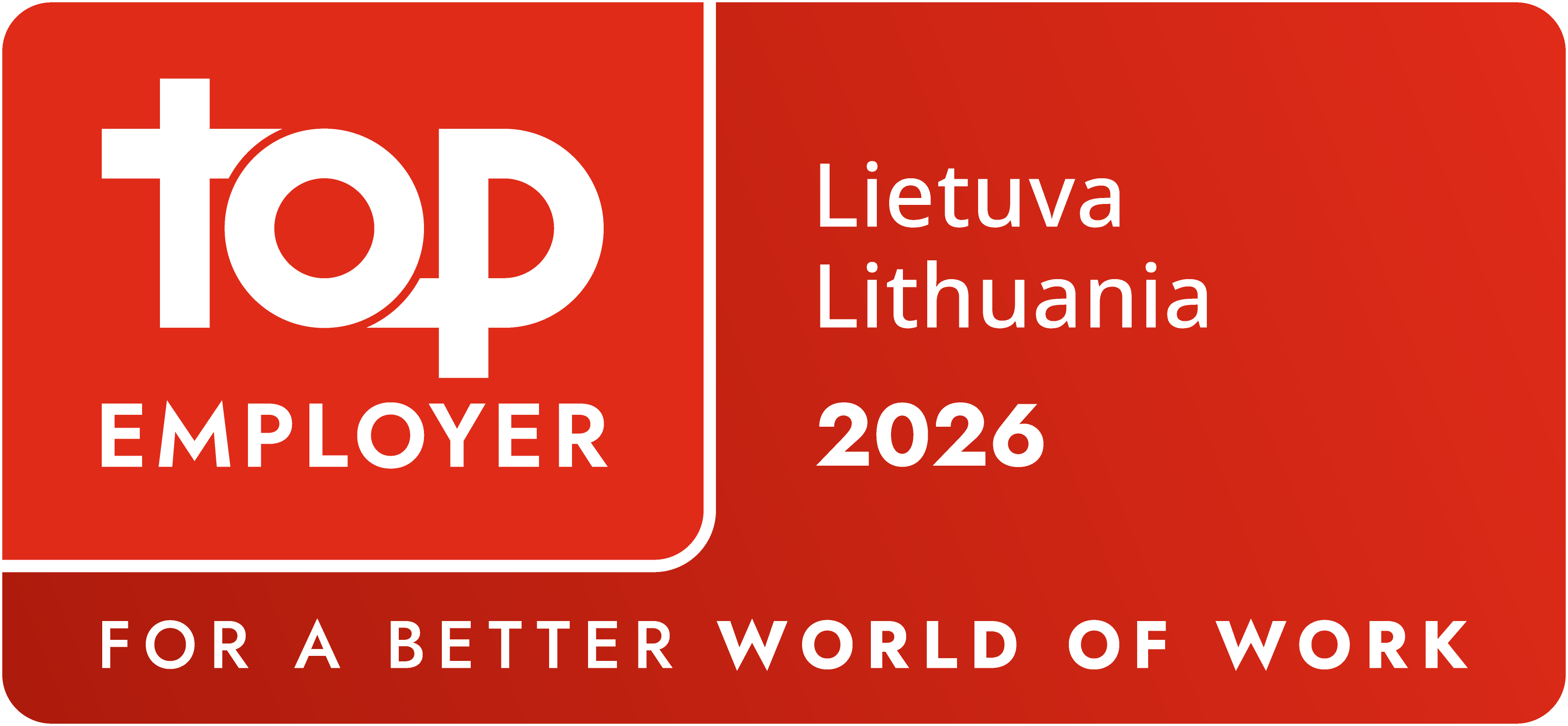 Top Employer Lithuania 2026