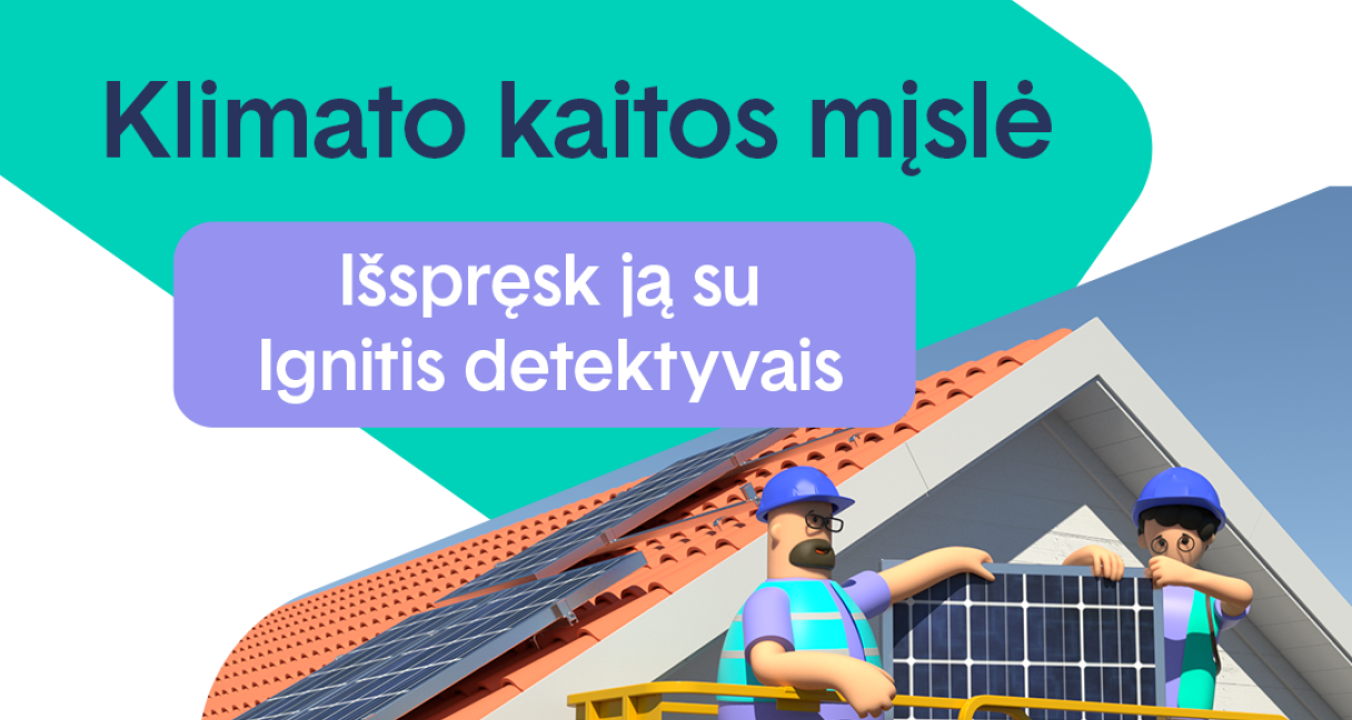 Gyventojų rankose – kovos su klimato kaita įrankiai 