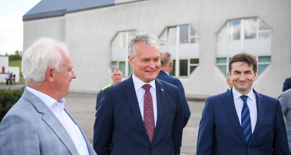 Kruonio HAE lankęsis G. Nausėda: mūsų elektrinė Astravo AE poreikiams nebus naudojama