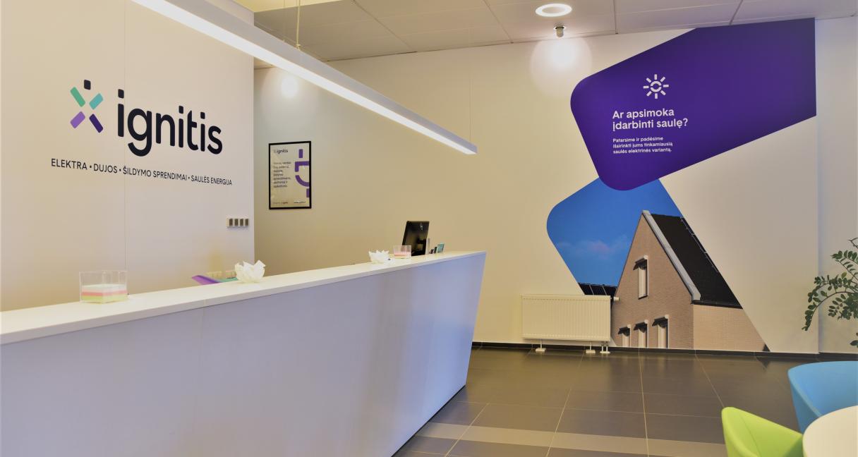„Ignitis“ klientų aptarnavimo centrai veiklą vykdo nuotoliniu būdu