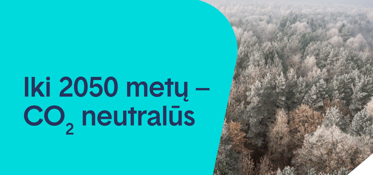 „Ignitis grupė“ jungiasi prie kovos su klimato kaita – CO2 išmetimai sieks nulį