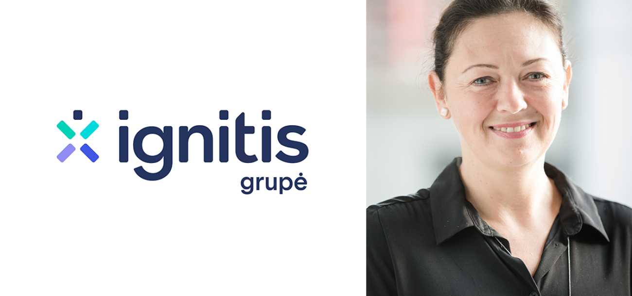 „Ignitis grupės“ Žmonių ir kultūros departamentui vadovaus Renata Augustaitienė