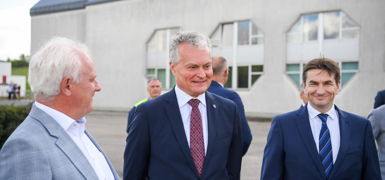 Kruonio HAE lankęsis G. Nausėda: mūsų elektrinė Astravo AE poreikiams nebus naudojama