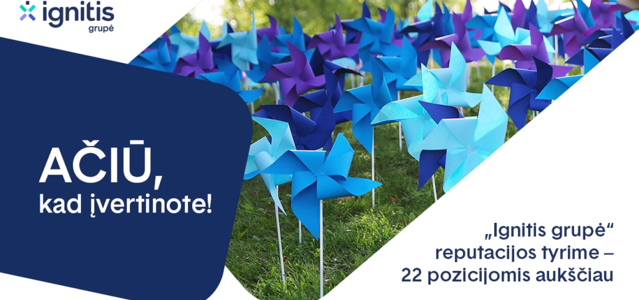 Verslo reputacijos indekse – rekordinis „Ignitis grupės“ šuolis 