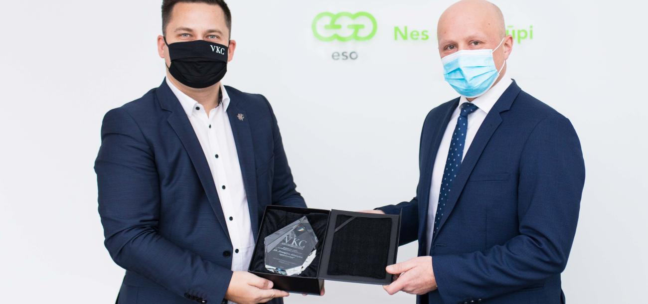 Valdymo koordinavimo centras ESO pripažino geriausiai valdoma dukterine įmone